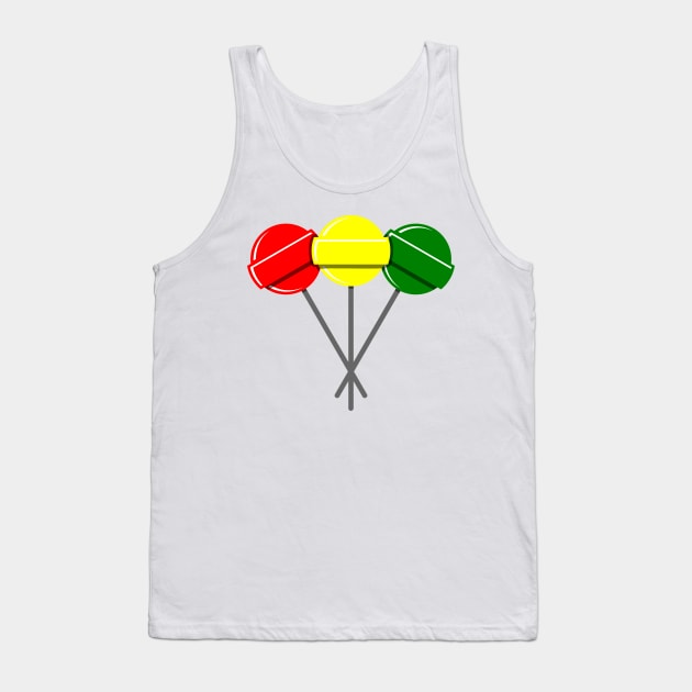 Lollipop Stop Light Tank Top by meganther0se